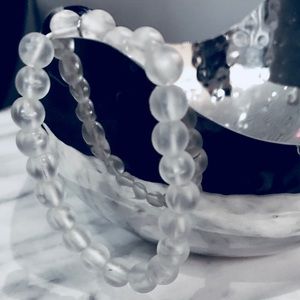 Frosted Beaded Bracelet
